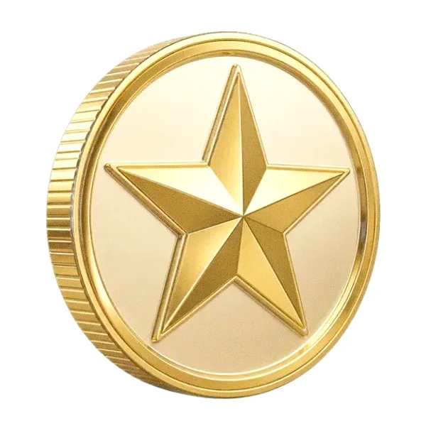 Star-emblem coin — Pure Casino