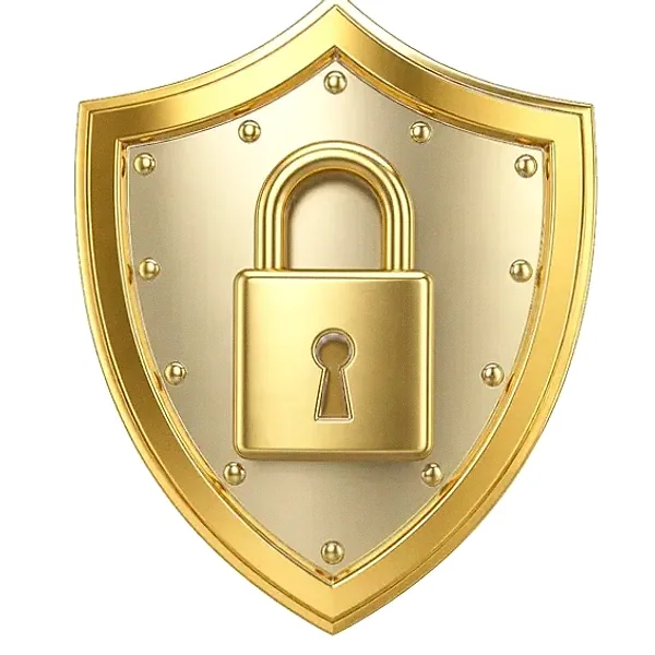 Shield with padlock — Pure Casino