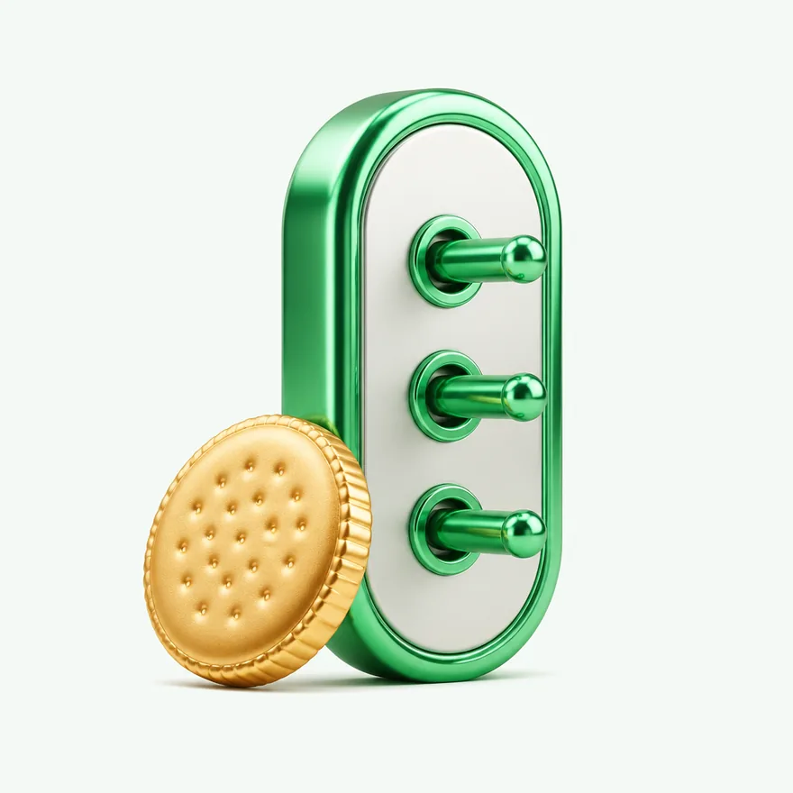Biscuit with toggle panel — Pure Casino