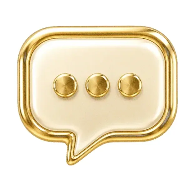 Three-dot speech bubble — Pure Casino