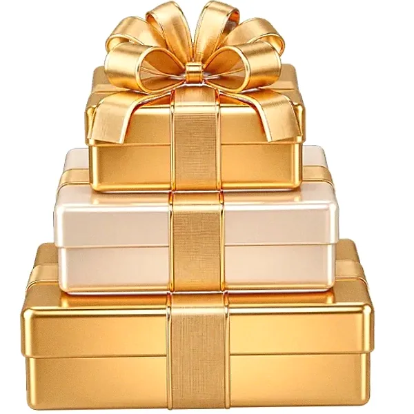 Stacked gift boxes — Pure Casino
