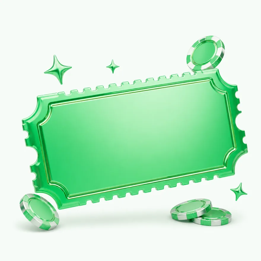 Blank coupon ticket — Pure Casino