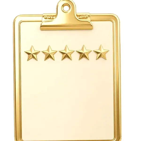 Star rating clipboard — Pure Casino