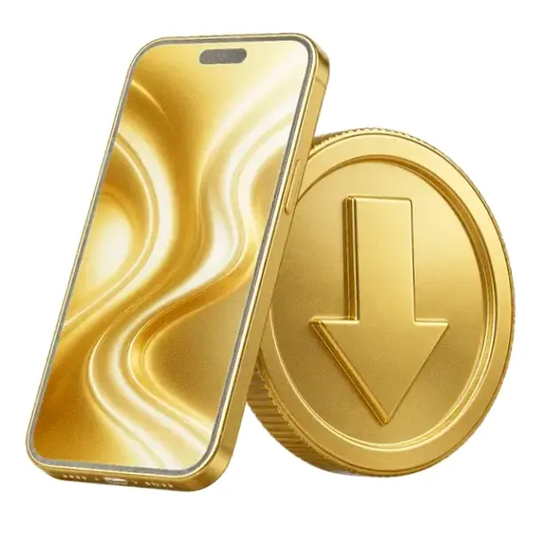 Smartphone and coin — Pure Casino