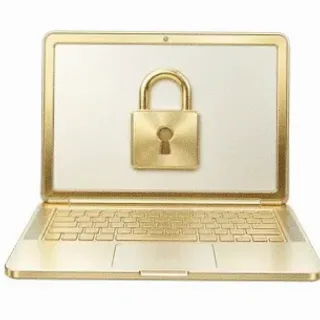 Laptop with padlock — Pure Casino