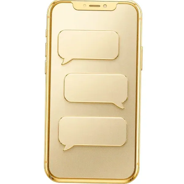 Smartphone with chat bubbles — Pure Casino
