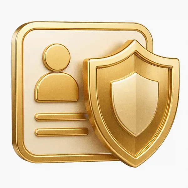 Shield and id card — Pure Casino